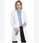 Cherokee Multi Pockets 36  Length Women s Lab Coat 2319 -white -2x   2xl