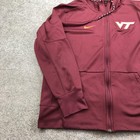 Virginia Tech Hokies Hoodie Mens Large Red Ncaa Full Zip Nike Therma Fit