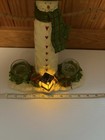 Yankee Candle Snowman Votive Holder Tealight Lantern Christmas 2012 Christmas