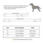 Floral Pet Dog Collar Personalized Name Number Id Tag Engraved Adjustable S M L