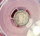 1836 H10c Bust Half Dime Pcgs Au53  Large 5c  Exceptionally Toned