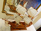 Vintage Replica 1620 Mayflower Wooden Model Clipper Ship 23  - Nice 