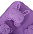 Rabbit Bear Butterfly Shaped Silicone Diy Handmade Soap Mold   Us Seller
