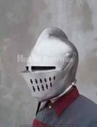 Medieval European Helmet Reproductions Double Closed Face Knight Armor Helmet
