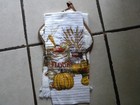 Vintage Leshner Terrycloth Kitchen Hand Dish Towel Rag Potholder Set     Flour