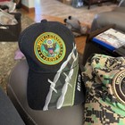 Vintage Lot Of 3 Us Military Baseball Hats Adjustable Size Army  Air Force