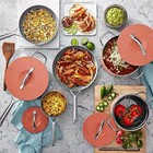Member s Mark 11-piece Modern Ceramic Cookware Set Coral Wonderful  Brand New 