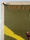 Enlist Your Country Calls World War I Bond Poster  fair  1917 22x28 Ww1 70i