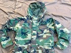 Usmc Army Military Surplus Woodland Camouflage Cold Weather Parka Jacket Medium