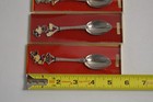 3 Vintage Walt Disney Productions Disneyland Souvenir Spoons Mickey Minnie Don
