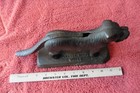 Antique Danbury Brass Works Dog Nut Cracker Heavy Duty Cast Bronze Figure Statue
