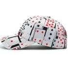 Poker Card Baseball Cap  Vegas Gambling Playing Cards Hold em Poker Player Hat