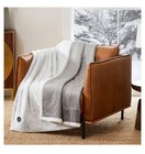 Berkshire Life Heated Blanket Gray Reversible King