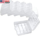 Battery Storage Case For Aa aaa  Battery Holder Box  6pack Clear 