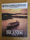 80s 90s Royal Carribean Cruise Brochures And Mini Dinner Menu Souvenier  