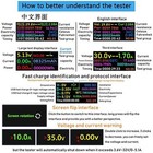 Digital Voltage Current Meter Power Capacity Tester Usb Type-c Charger Detector