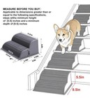6 Pack Of 2-step Modular Dog Ramp - Portable Non-slip Stairs Steps Small Dogs