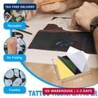 3mm Tattoo Skin Practice Kit - 13pcs Fake Skin And Stencil Paper Kit Including 3