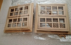 Miniature Wooden Window Dollhouse Frame 4 5 Inch 1 12 Scale Lot Of 2 Brand New  