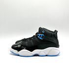 new  Pre-school Kids Nike Air Jordan 6 Rings  ps  Black   Blue  323432 041 