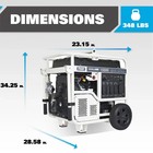 Pulsar 15000 Watt Dual-fuel Portable Generator With Co Sentry For Camping