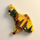 Indonesia Bali Map Collectible Tourist Souvenir 3dresin Fridge Magnet Craft Gift
