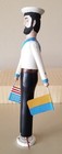 Antique Whirligig Folk Art Sailor Flagman Late 19th Or Early 20th Century  