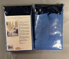 Ralph Lauren Branford Euro Sham 2 Total  100  Linen Blue And White New 26x26   
