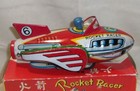 Rocket Racer Friction Tin Toy In Original Box