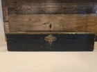 Antique 1800s Victorian Austrian Court Box Wood Glove Art Nouveau Satin Lined