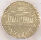 1960 1c Lincoln Cent Struck On Dime Planchet Pcgs Ms62