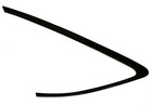 For Lexus Rx330  Rx350  Rx400h 2004-09 Left Driver Side Rear Quarter Window Trim