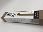 Gold Umbra Cappa 3 4-inch Curtain Rod  36   -72    Brackets   Hardware 2 Pack New