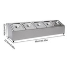 Spice Rack Shelf Inclined Seasoning Organizer Holder Five Pans Stainless Steel 