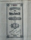 City Of Santa F   100 Pound Sterling Bond To Bearer 1906 Uncancelled   Coupons