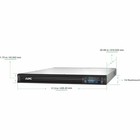 Apc Smart-ups  Line Interactive  750 Va  Lcd  Rackmount 1u  120v  4x Nema 5-15r