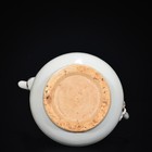 6 3  Old Antique Yuan Dynasty Porcelain Underglaze Red Flower Plants Teapot