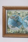 A New And Accvrat Map Of The World 1626 Foiled World Map With Frame From Uk