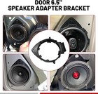 Car Door 6 5  6 75 Speaker Adapter Kit For Chevy Suburban 07-14 gmc Sierra 07-13