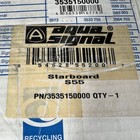 Aqua Signal 3535150000 Series 55 Green Starboard Side Marine Navigation Light