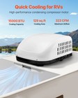 Vevor Rv Air Conditioner 15000 Btu Non-ducted Rooftop Ac 65 Db Quiet For