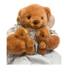 Vintage Russ Teddy Bear Plush Mothers Love With Cubs 14 In With Tags