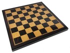 18  High Gloss Dark Walnut   Birdseye Maple Color Chess Board 1 31 32 Squares