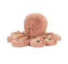 Jellycat Octopus Dusty Pink Peach Plush Stuffed Animal 49cm