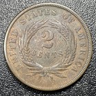 1864 Two Cent Piece 2c Original Choice Vf Very Fine Type Coin