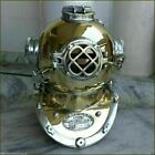 18  Brass Vintage Style Deep Sea Mark V Nautical U s Navy Diving Divers Helmet