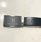 Reversible Pga Tour Men   s Black white Solid Golf Belt Adjustable Buckle Size 40