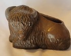 Vtg Valerie Skidmore  77 Yak Buffalo Bison Texas Planter Figurine Statue Western