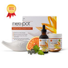 Himalayan Chandra Neti Pot Complete Sinus Cleansing System 3 Piece Set 