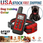 Dog Training Collar Pet Electric Shock Collar Waterproof With Remote For Dogs